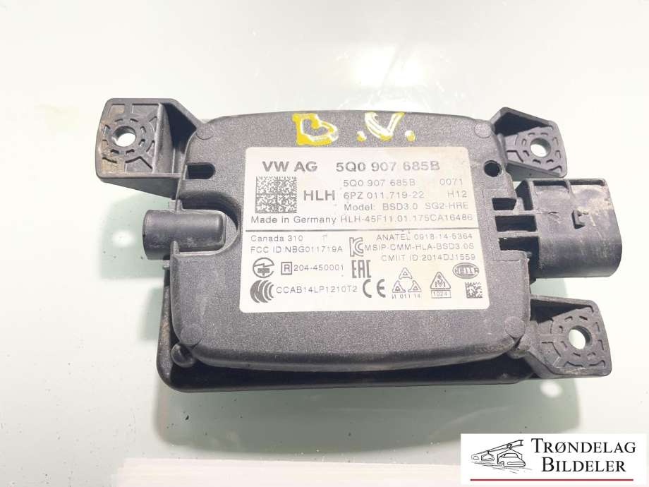 Sensor blindsone til Škoda Superb 2015-->> (Type III)  (5Q0 907 685B|)