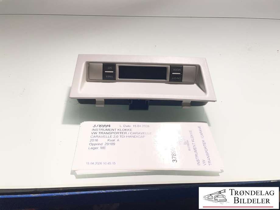 Instrument klokke til VW Transporter / Caravelle, 2015-2019 (T6) (T6) (7E5 919 037 G)
