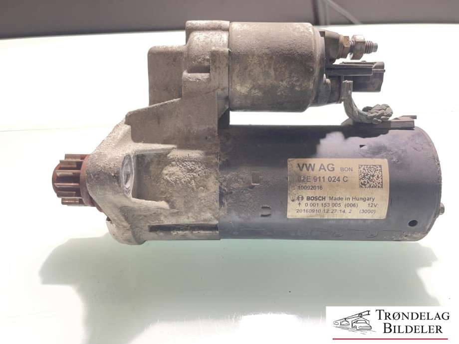 Starter diesel til VW Transporter / Caravelle 2015-2019 (T6) (T6) (02E 911 022C|02E 911 023 Q|02E 911 023 T|02E 911 024 C|02E 911 024 H|02E 911 024 CX)