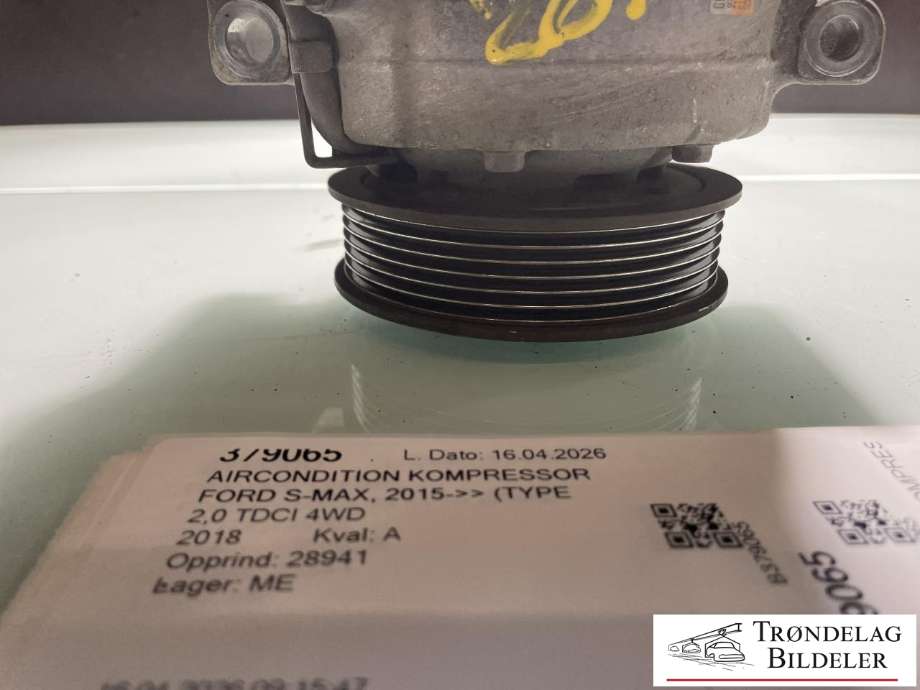 Aircondition kompressor til Ford S-Max 2015-->> (Type II)  (2783486|GK21-19D629-AG|)