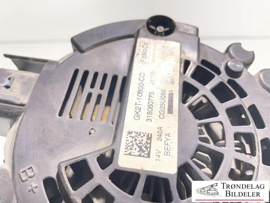 Dynamo diesel til Ford S-Max 2015-->> (Type II) (2432355|2488647|GK2T-10300-CD|GK2T-10300-CA|GK2T-10300-CA06|GK2T-10300-CB|GK2T-10300-CC|RMGK2T10300CC|2146821)
