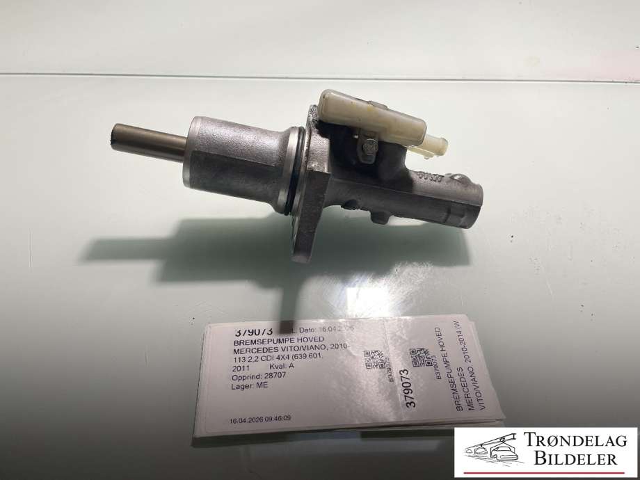 Bremsepumpe hoved til Mercedes Vito/Viano, 2010-2014 (Fase 2) (W639) (W639) (A 000 431 74 01)
