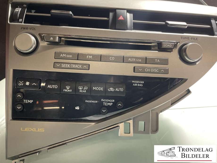 Bilstereo til Lexus RX 2009-2015 (Type III) (AL10) (AL10) (86120-48L10|)