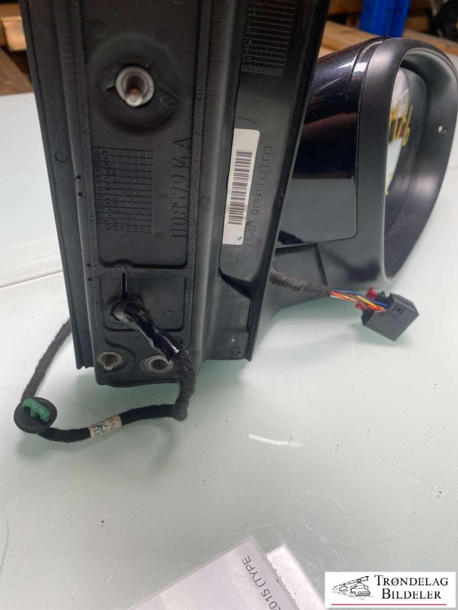Speil høyre til VW Touran 2010-2015 (Type I, Fase 3)  (1T1857508T|1T1857508AB|9B9|6-KABLER|5K0 857 522)