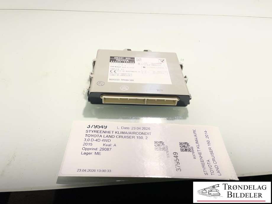 Styreenhet klima/aircondition til Toyota Land Cruiser 150 2014-->> (Fase 2) (8865060N60|)