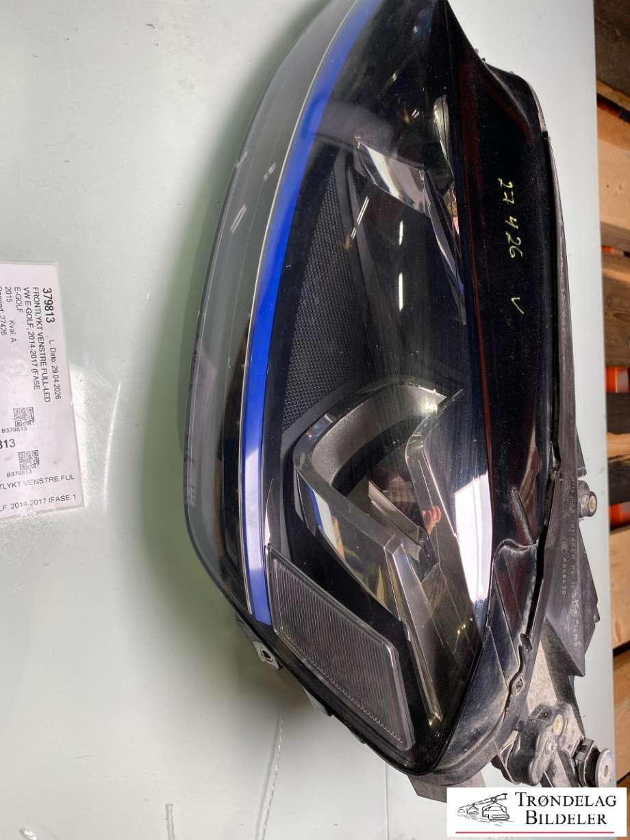 Frontlykt venstre full-LED til VW e-Golf 2014-2017 (Fase 1) (5GE 941 773|5GE941035|90051014|5F0941472A|)