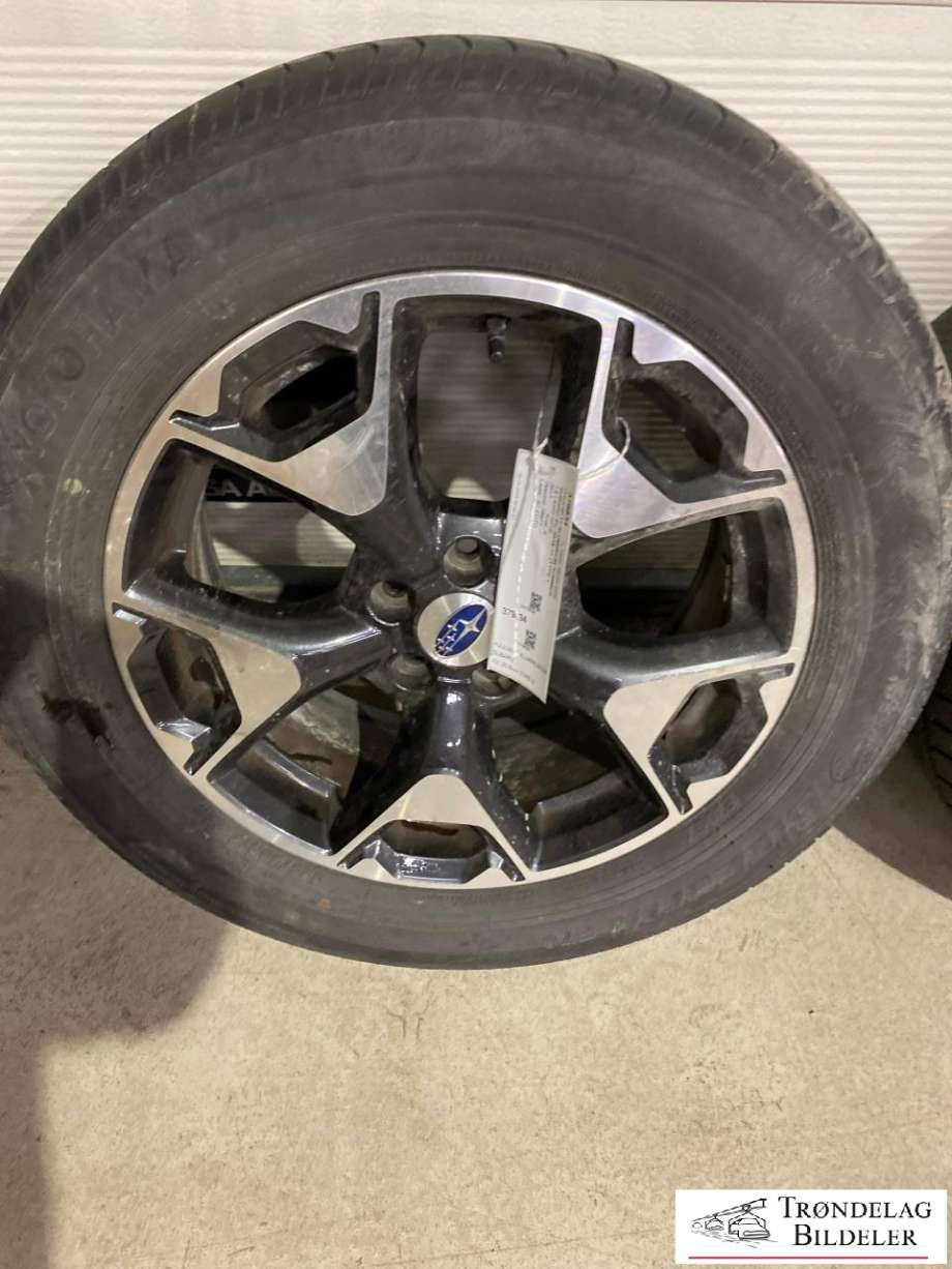 Hjulsett aluminium sommer til Subaru XV 2018-->> (Type II) (YOKOHAMA BLU CAR E70|225/60-17 99H 7J17| 5X100/ET55/CB56|1MM|MØNSTREDYBDE 3MM|PROD 45/2018)