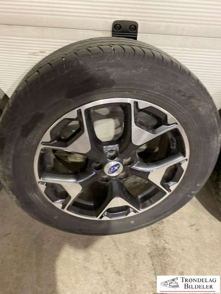Hjulsett aluminium sommer til Subaru XV 2018-->> (Type II) (YOKOHAMA BLU CAR E70|225/60-17 99H 7J17| 5X100/ET55/CB56|1MM|MØNSTREDYBDE 3MM|PROD 45/2018)