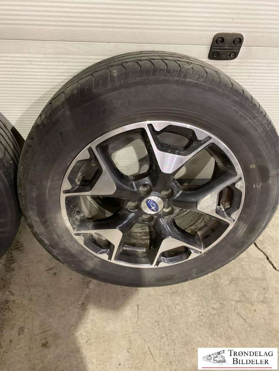 Hjulsett aluminium sommer til Subaru XV 2018-->> (Type II) (YOKOHAMA BLU CAR E70|225/60-17 99H 7J17| 5X100/ET55/CB56|1MM|MØNSTREDYBDE 3MM|PROD 45/2018)
