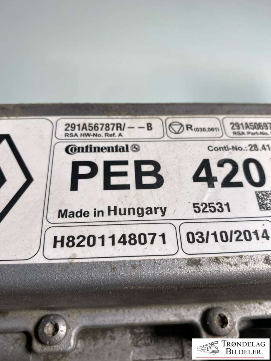 Inverter elbil til Renault Zoe 2013-2019 (Fase 1)  (291A50697-A.|)