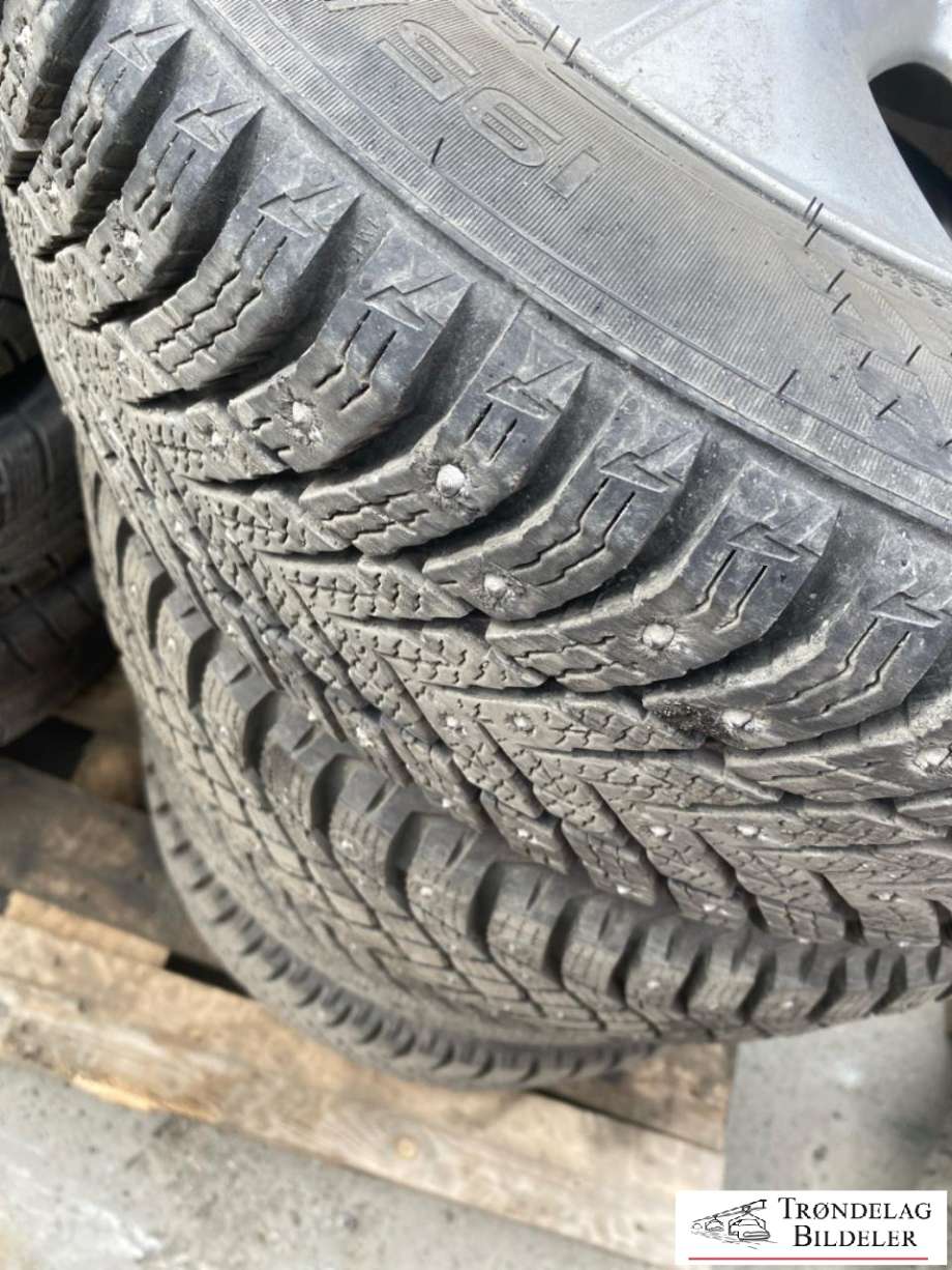 Hjulsett aluminium vinter til Renault Zoe 2013-2019 (Fase 1)  (BRIDGESTONE ALENZA|195/55-16 91T 6|5J16 4X100/ ET44?/CB60|1MM PIGGDEKK|MØNSTERDYBDE 7|2MM|07/2023)
