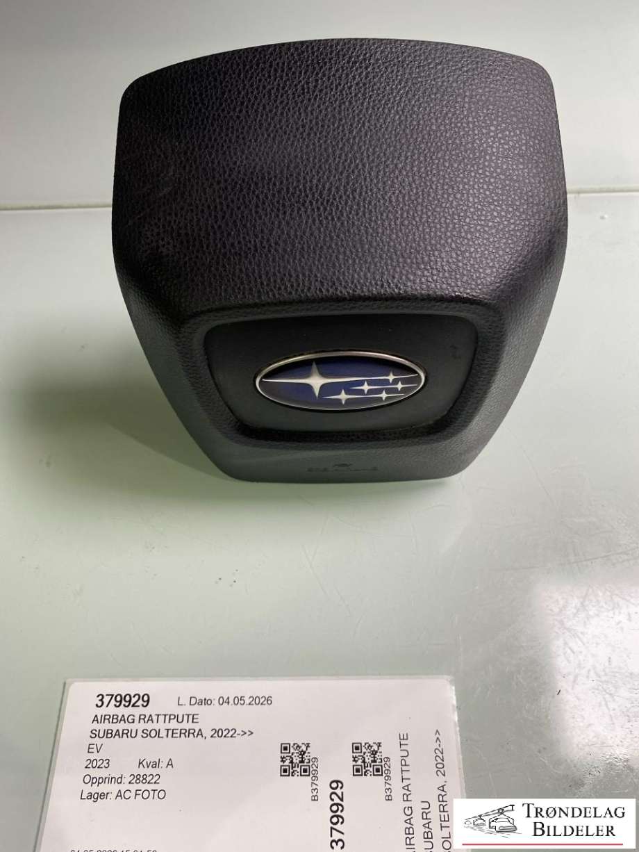 Airbag rattpute til Subaru Solterra, 2022-->>  