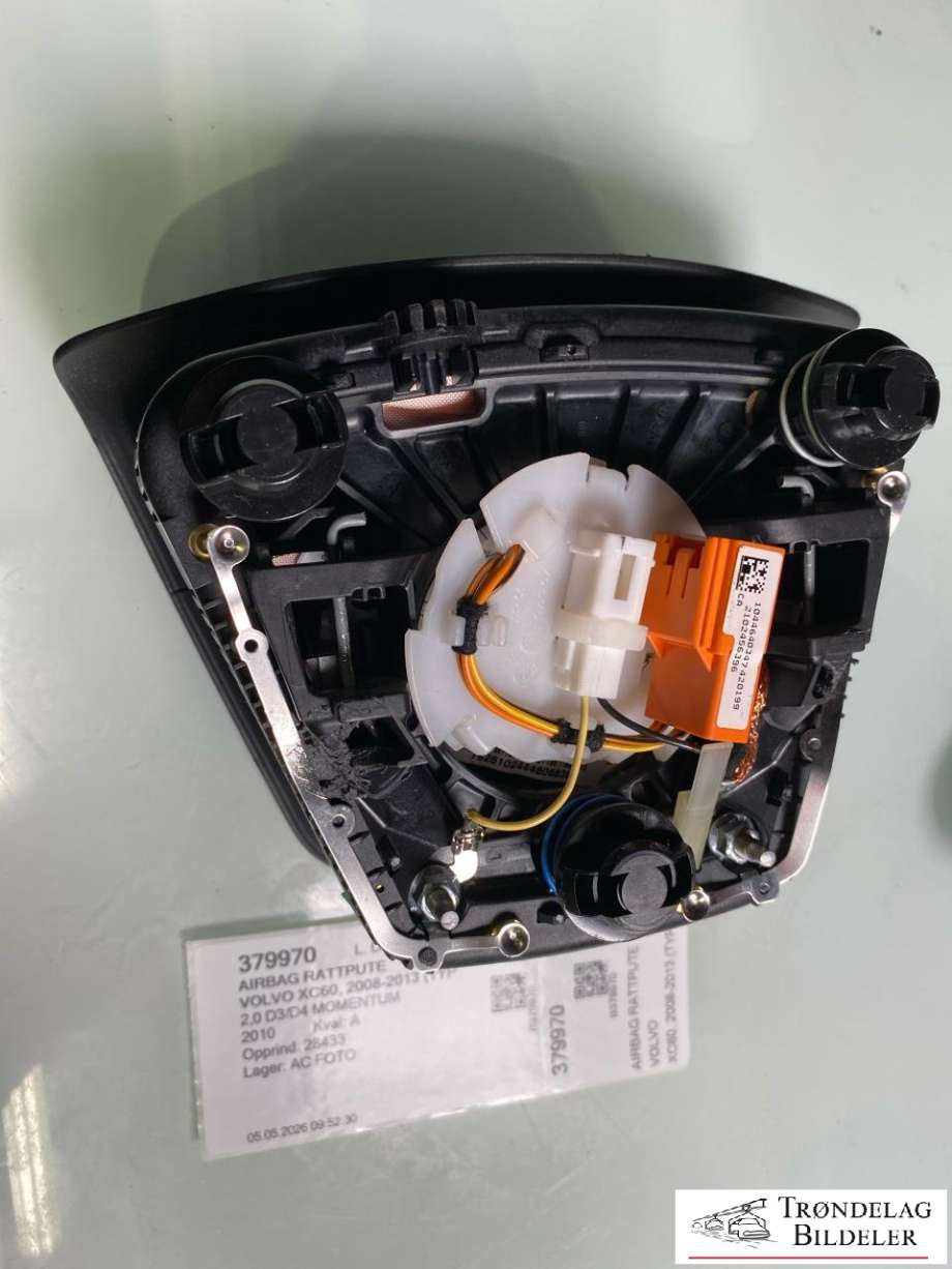 Airbag rattpute til Volvo XC60 2008-2013 (Type I, Fase 1)  (31332820|)