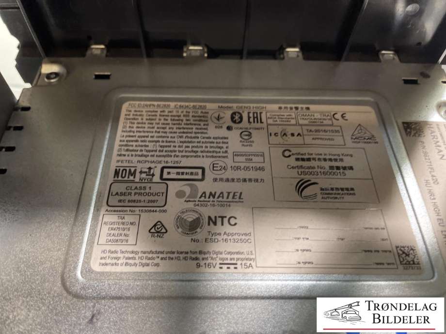 Bilstereo til Subaru XV 2018-->> (Type II)