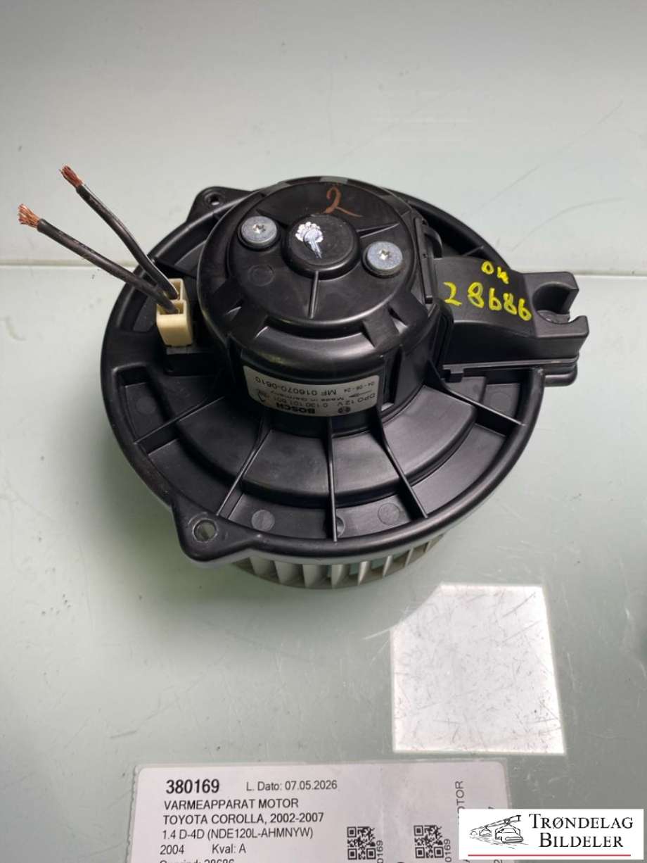 Varmeapparat motor til Toyota Corolla 2002-2007 (87103-02080|130101601|MF016070-0610)