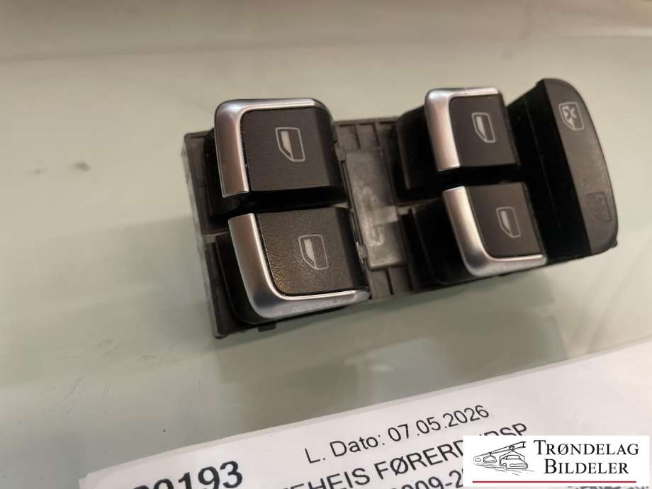 Bryter ruteheis førerdørspanel til Audi A4, Allroad 2009-2016 (Type I) (B8) (B8) (8K0959851F|)