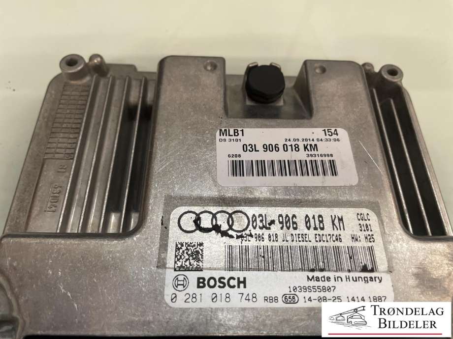 Styreenhet motor til Audi A4, Allroad 2009-2016 (Type I) (B8) (B8) (03L 906 018 KM|)