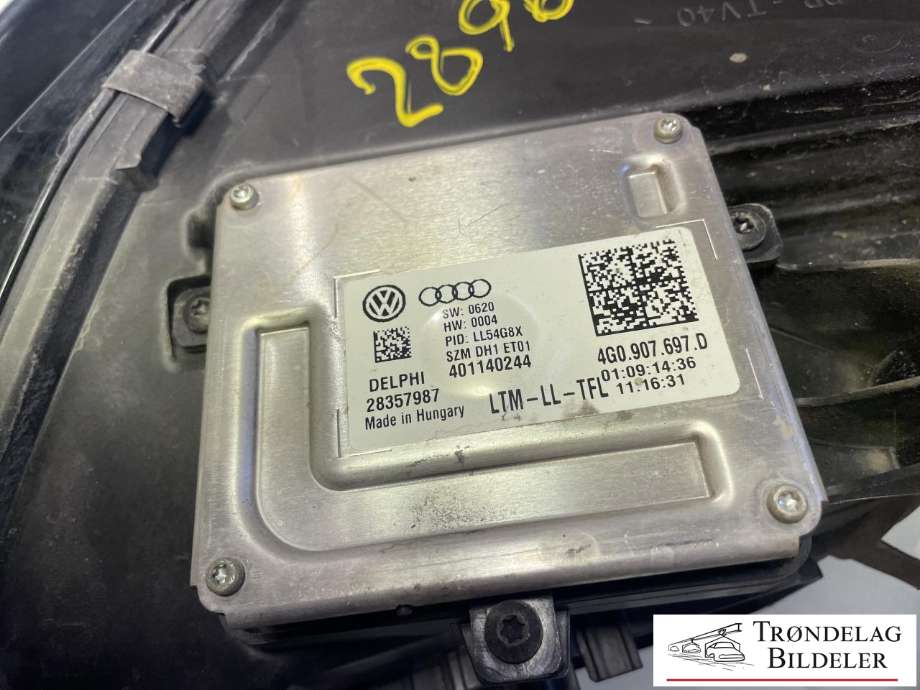 Frontlykt venstre xenon til Audi A4, Allroad 2009-2016 (Type I) (B8) (B8) (8K0 941 043 C|8K0 941 043 F|)