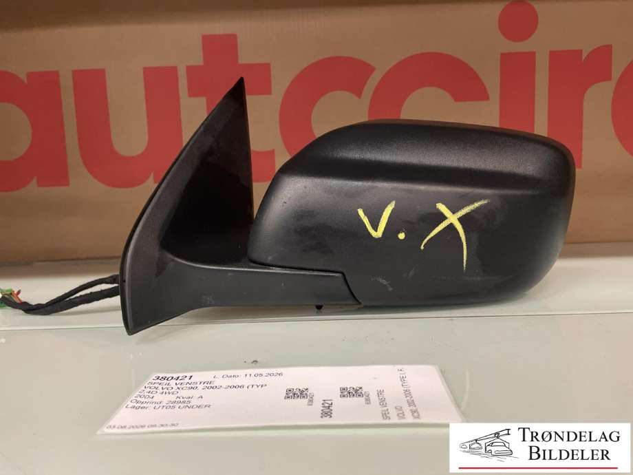 Speil venstre til Volvo XC90 2002-2006 (Type I, Fase 1)  (30745226|8650148|13-KABLER)