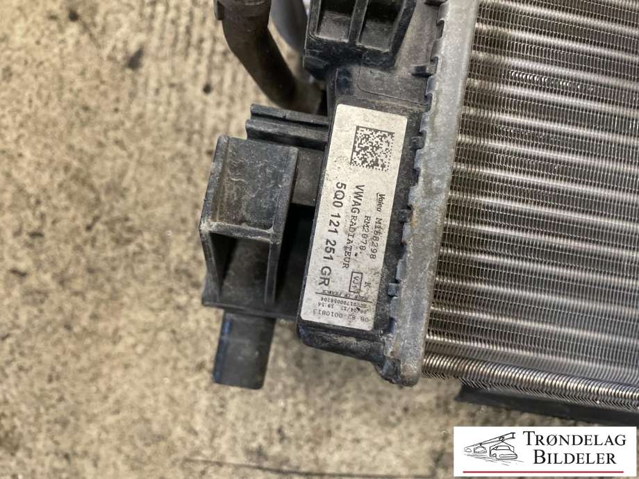 Radiatorpakke til Audi A3 2016-2020 (Type III, Fase 2)