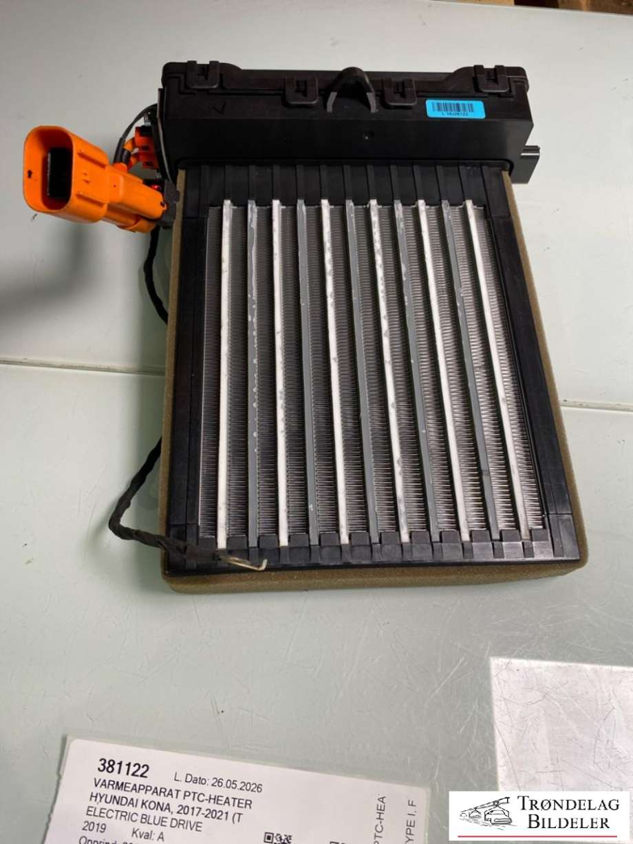 Varmeapparat PTC-heater til Hyundai Kona 2017-2021 (Type I, Fase 1)  (97191K4000|)