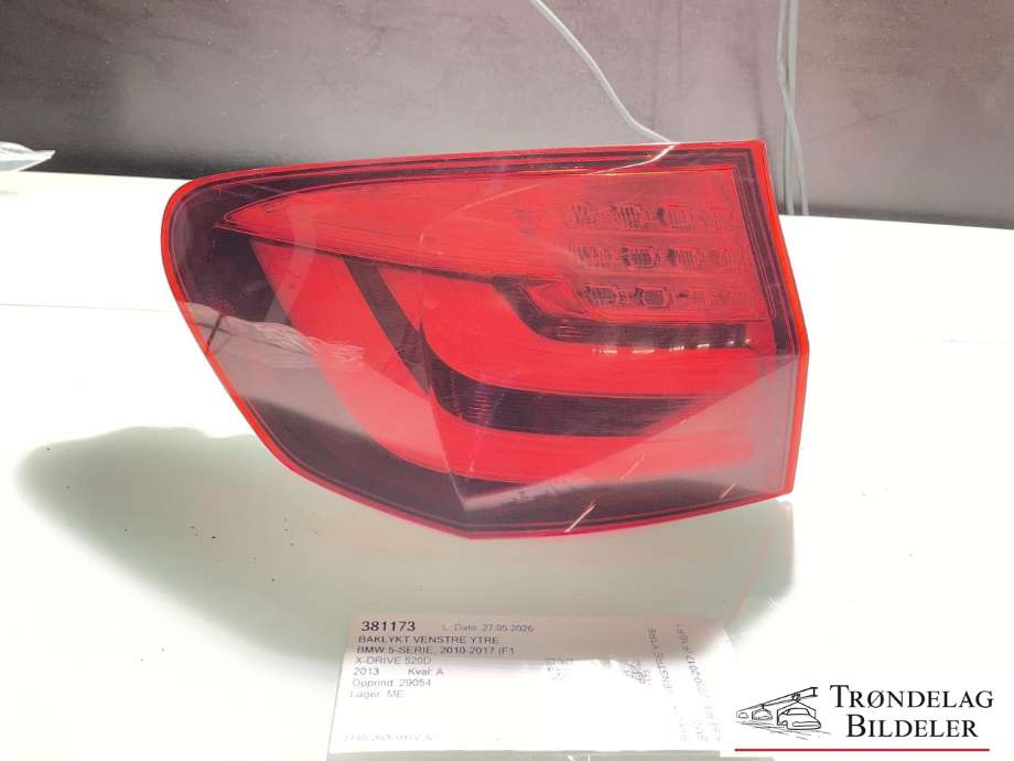 Baklykt venstre ytre til BMW 5-Serie 2010-2017 (F10/F11) (F10/F11) (63217203233|)