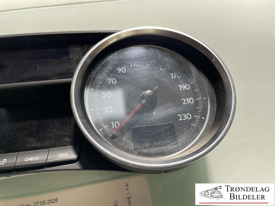 Instrumentpanel til Peugeot 508 2011-2014 (Type I, Fase 1) (9675167180|)