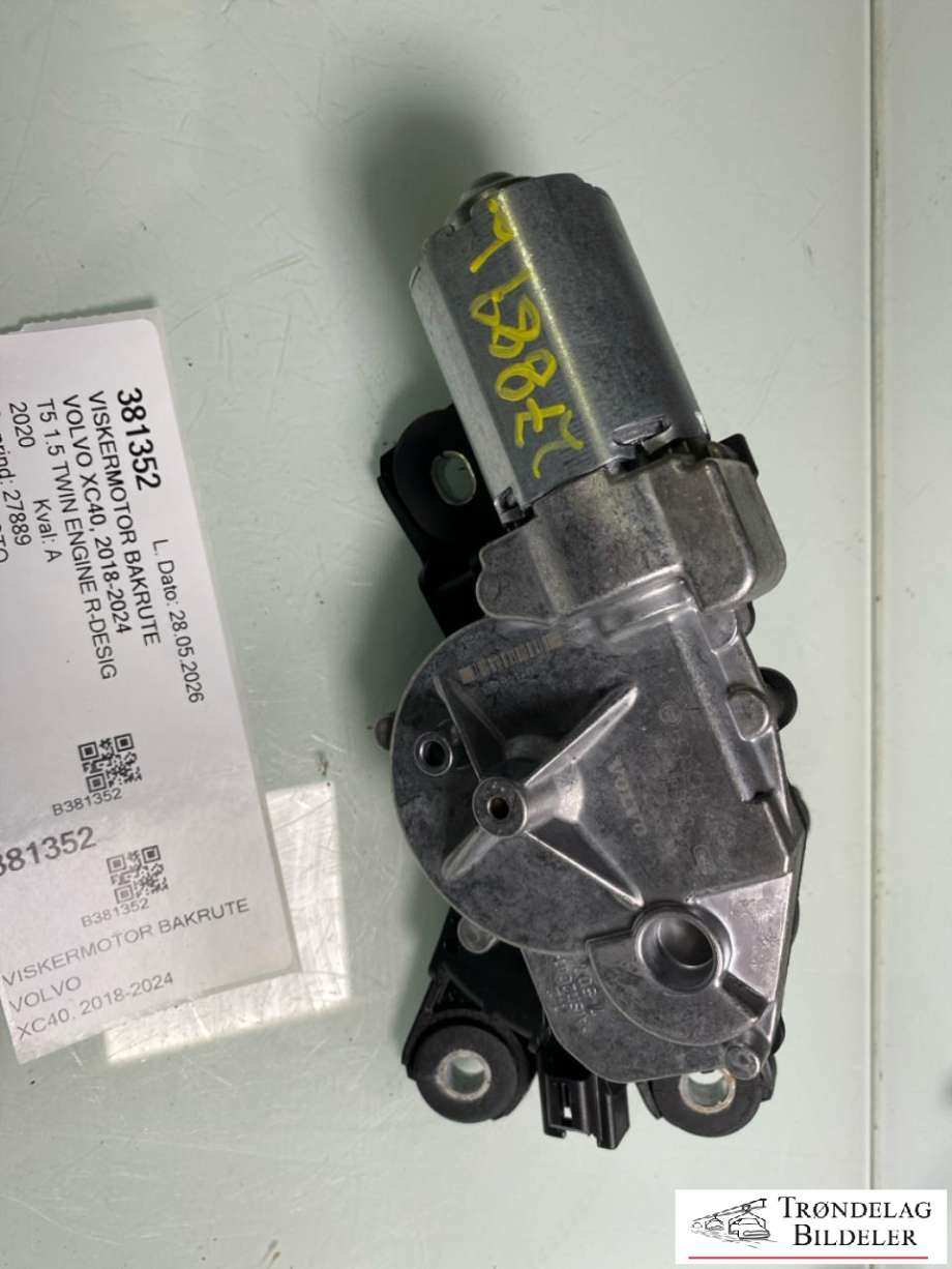 Viskermotor bakrute til Volvo XC40, 2018-2024  (31457261)