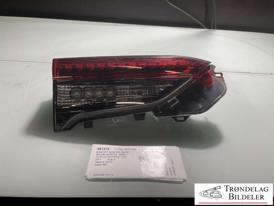 Baklykt venstre indre til Suzuki Across, 2020-->>  (T8159-14206-200)