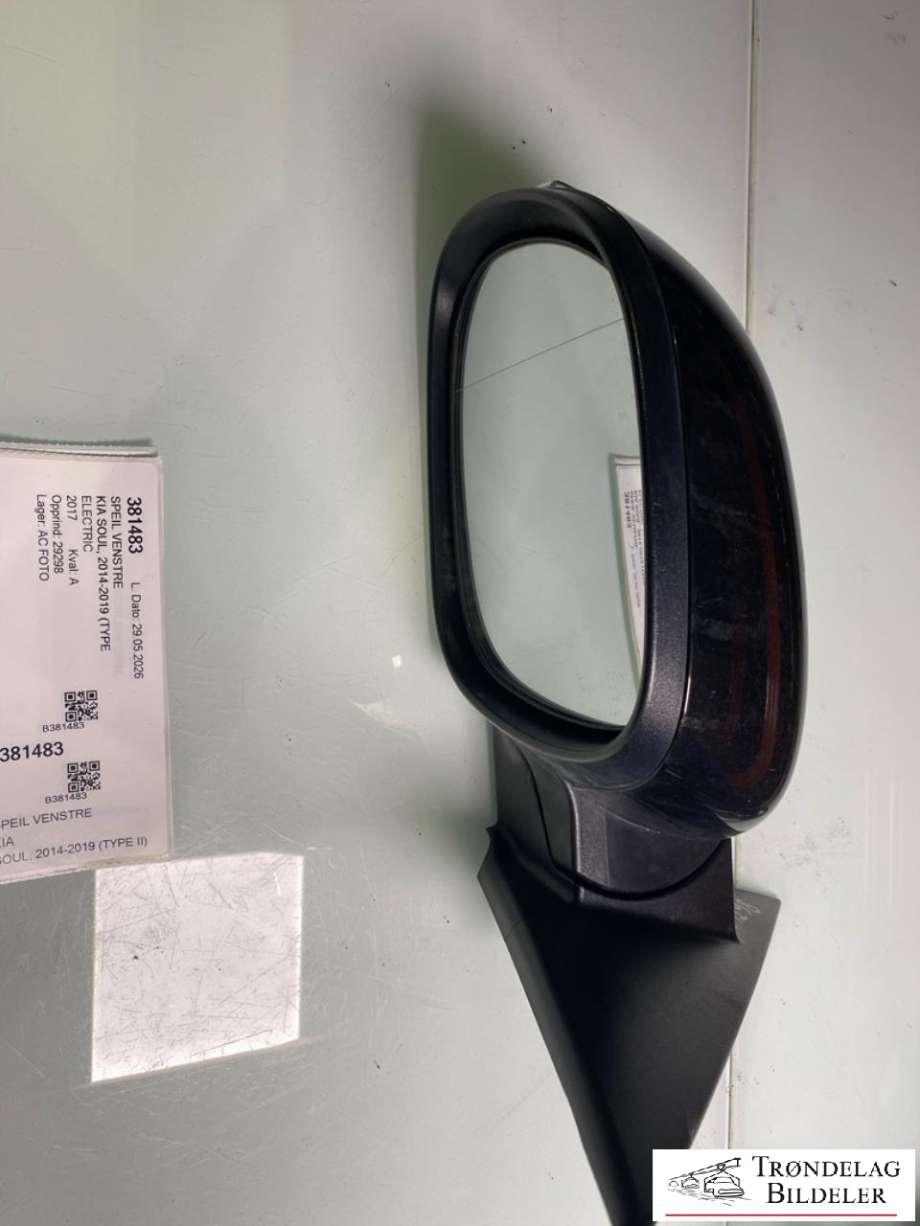 Speil venstre til Kia Soul, 2014-2019 (Type II)  (87610-B29209H)