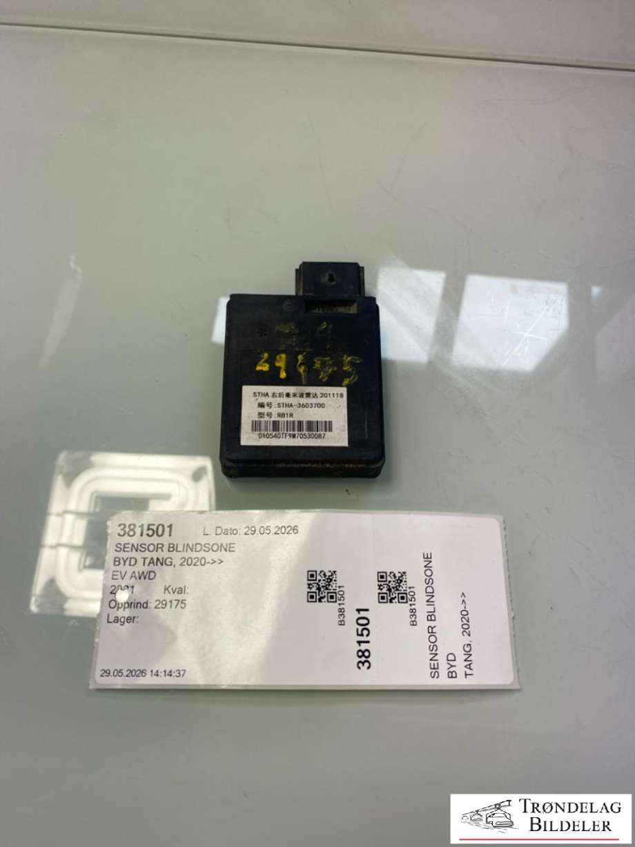 Sensor blindsone til BYD Tang 2020-->>