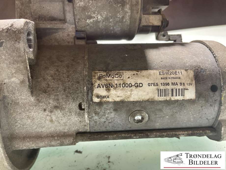 Starter diesel til Ford Transit Connect 2013-2018 Type II, Fase 1 (AV6N-11000-GC|AV6N-11000-GE|319084112|2033247|986026390|LRS02705|AV6N-11000-GB|AV6N-11000-GD|1715211|1778016|1898356|ESW20-22|AV6N-11000-GA|REAV6N-11000-GE|1893556)