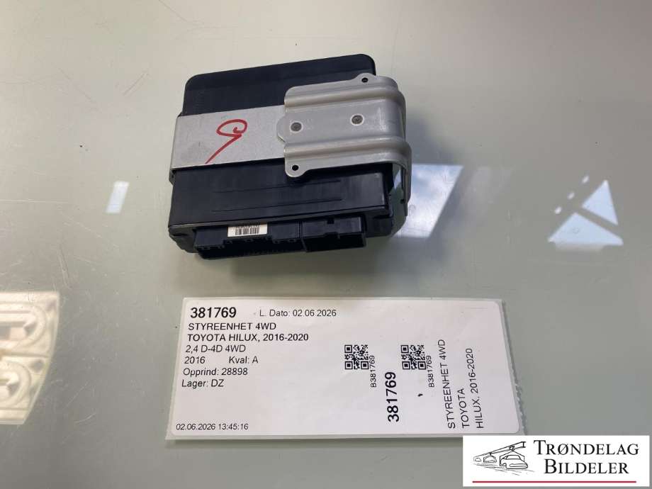 Styreenhet 4WD til Toyota Hilux 2016-2020 (8953371091|)