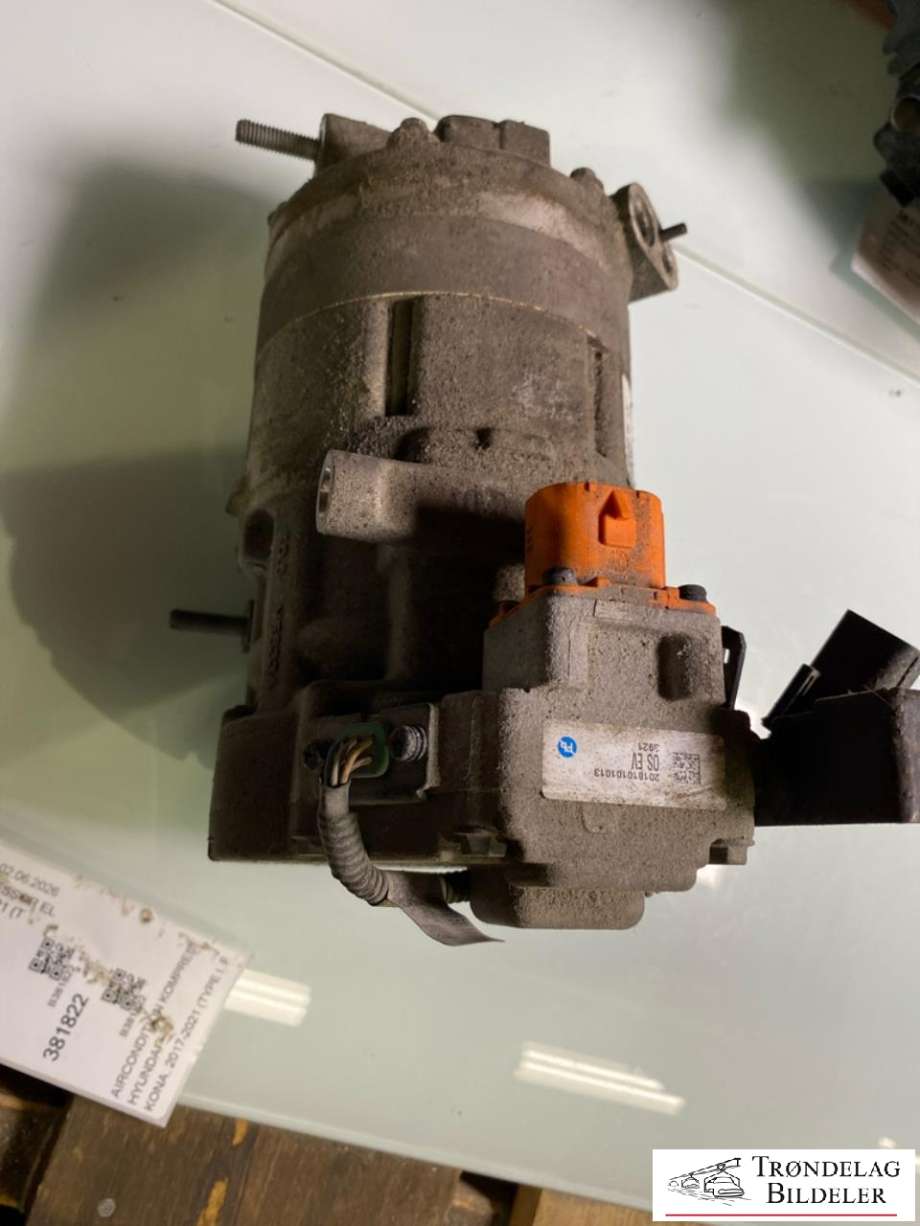 Aircondition kompressor elbil til Hyundai Kona, 2017-2021 (Type I, Fase 1)  (97701K4000)