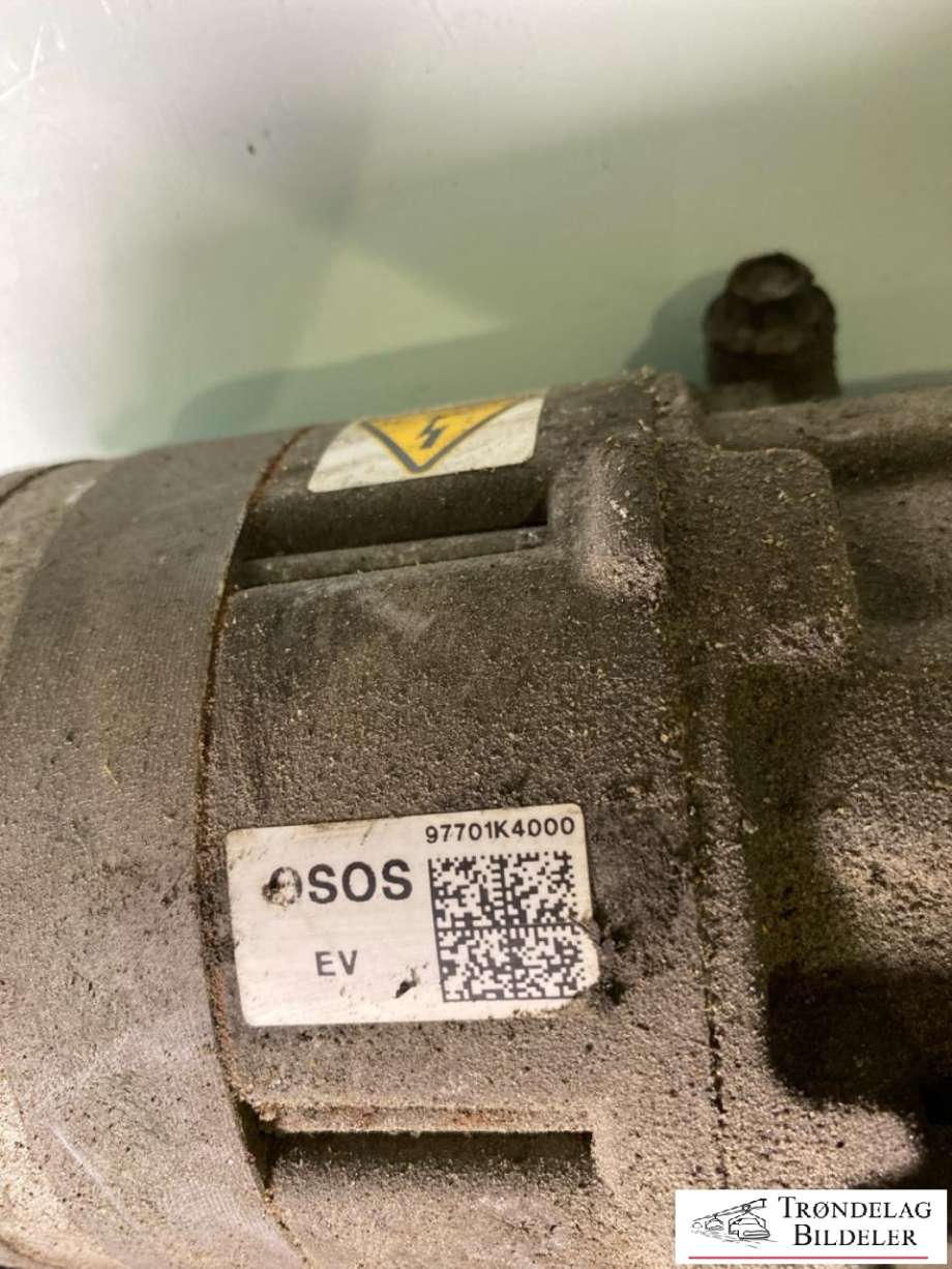 Aircondition kompressor elbil til Hyundai Kona 2017-2021 (Type I, Fase 1) (97701K4000|)