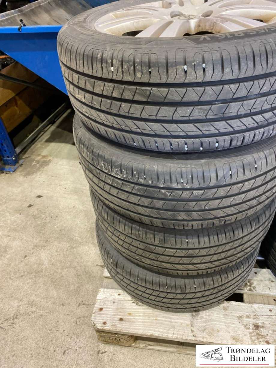 Hjulsett aluminium sommer til Opel Astra H 2004-2009 (205/55-16 91V 6|5J17| 4X100/ET39/CB56|5MM|MØNSTERDYBDE 6|3MM|PROD 12/2025)