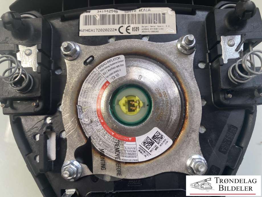 Airbag ratt til Nissan Qashqai 2014-2021 (Type II)  (985104EA1A|)