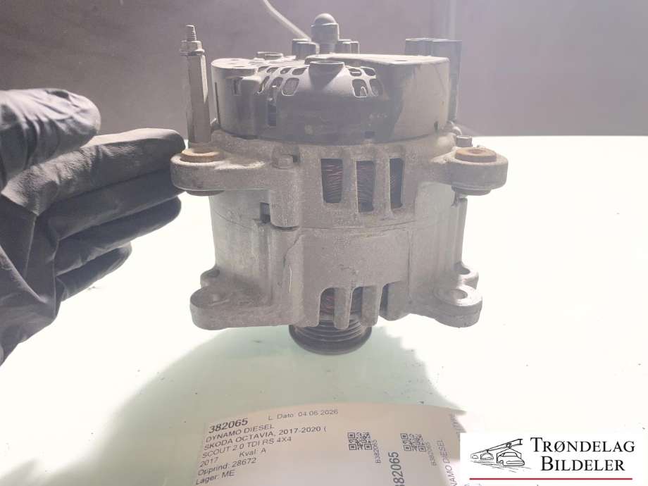 Dynamo diesel til Škoda Octavia 2017-2020 (Type III, Fase 2)  (04L903021G|04L903021GX|04L903023K|04L903023KX|04L903023L|04L903023LX|04L903024T|04L903024TX|LRA04151|28-7760|1 986 A01 371|231001629R)