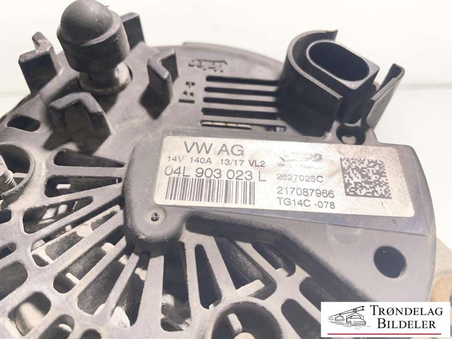 Dynamo diesel til Škoda Octavia 2017-2020 (Type III, Fase 2)  (04L903021G|04L903021GX|04L903023K|04L903023KX|04L903023L|04L903023LX|04L903024T|04L903024TX|LRA04151|28-7760|1 986 A01 371|231001629R)