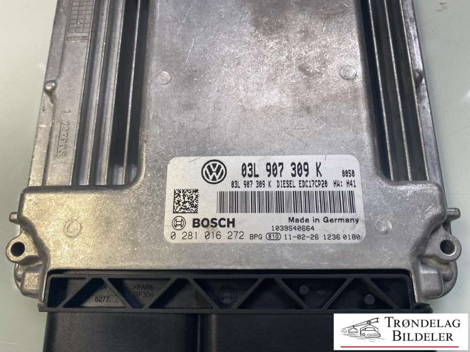 Styreenhet motor til VW Transporter / Caravelle 2009-2015 (Fase 2) (T5) (T5) (03L 906 022 CH|)
