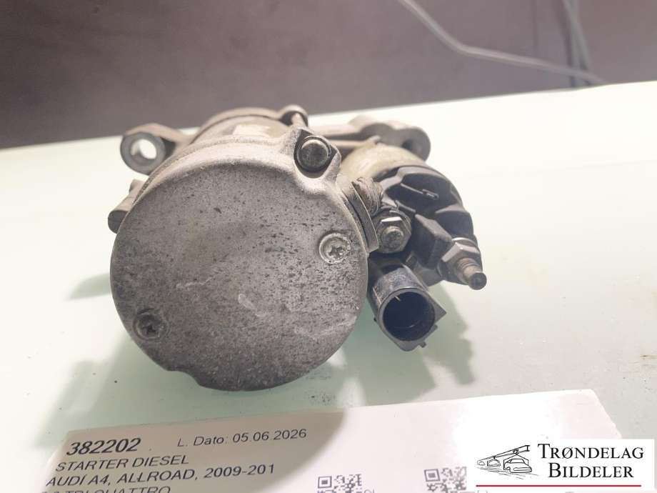 Starter diesel til Audi A4, Allroad 2009-2016 (Type I) (B8) (B8) (03L911021E|03L911021EX|03L911021G|03L911021GX|986024040|LRS02575|03L911024|03L911024A|03L911024B|03L911024BX|)