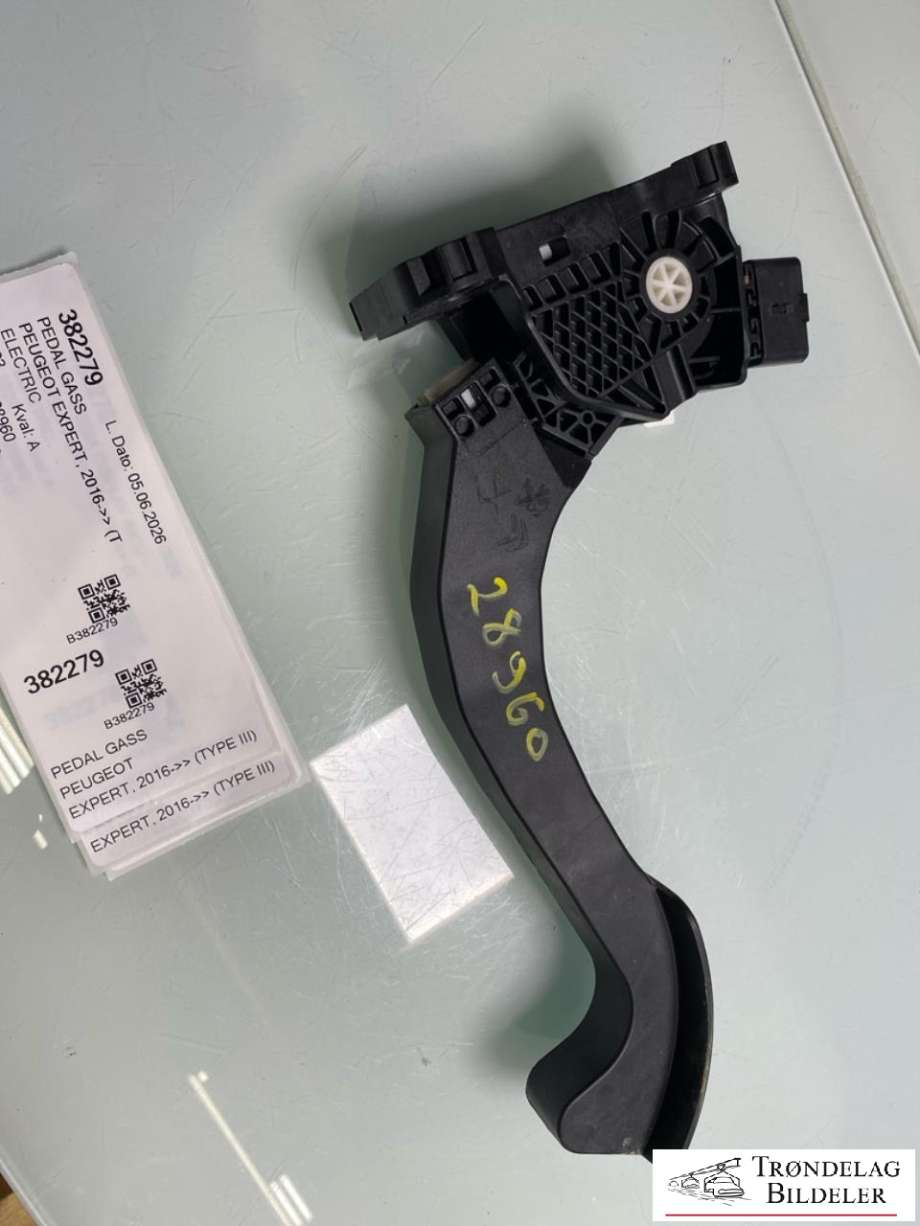 Pedal gass til Peugeot Expert 2016-->> (Type III)  (98 393 534 80|)