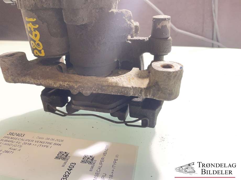 Bremsecaliper venstre bak til Subaru XV 2018-->> (Type II)  (26692FL011|)
