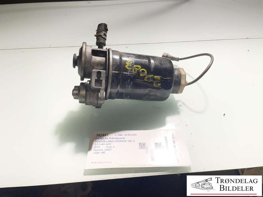 Dieselfilterholder til Toyota Land Cruiser 150, 2014-->> (Fase 2)  (2338030350)