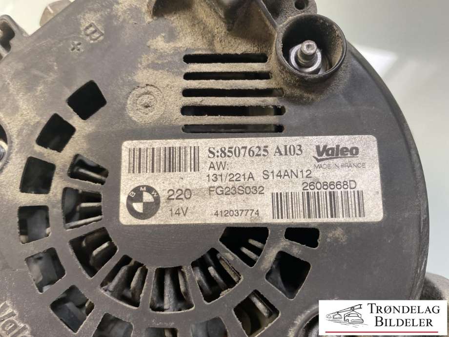 Dynamo diesel til BMW X3 2010-2017 (F25) (F25) (07 12 9 908 286|)