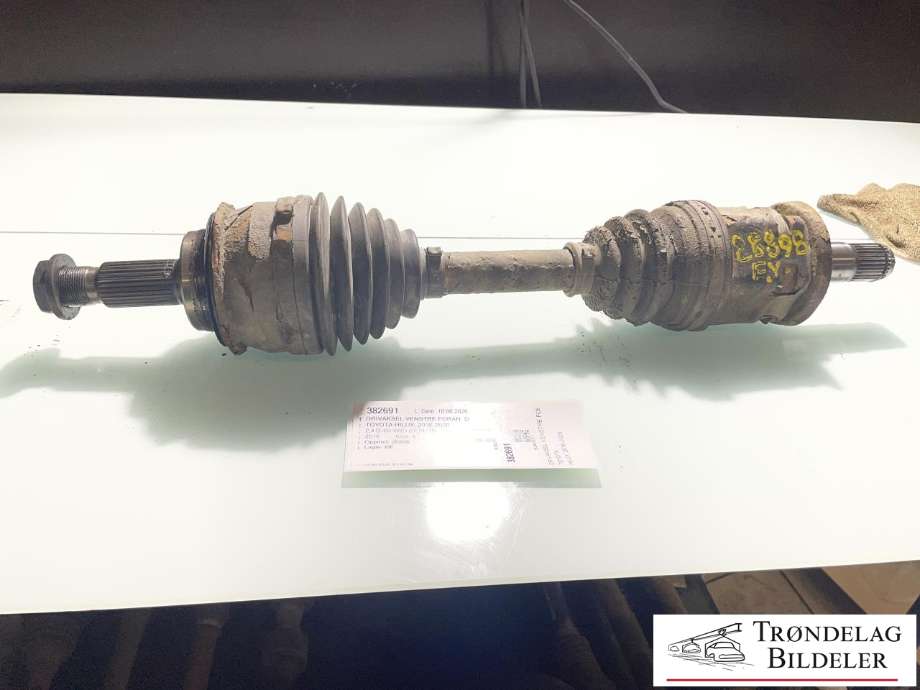 Drivaksel venstre foran, diesel/automat til Toyota Hilux, 2016-2020 (434300K080)