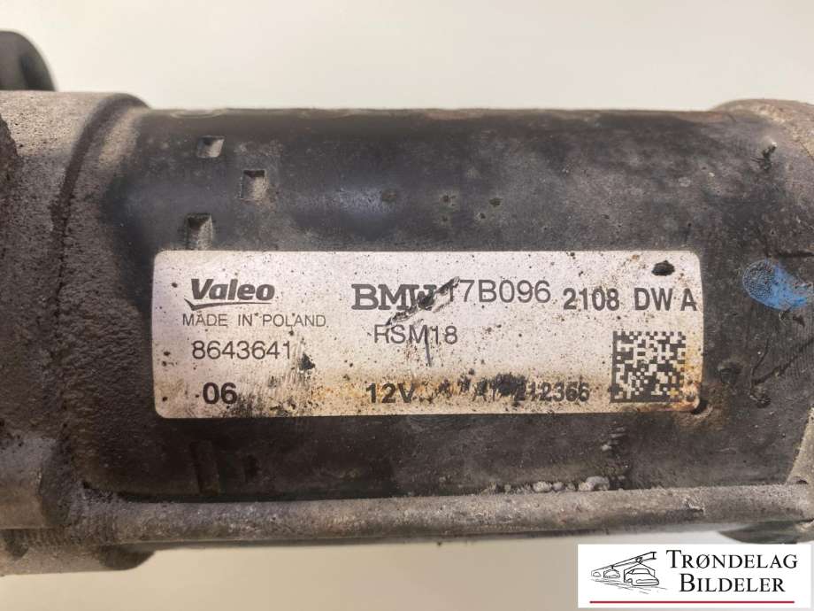 Starter til BMW 5-Serie 2017-->> (G30/G31) (G30/G31) (12 41 5 A7E 944|)