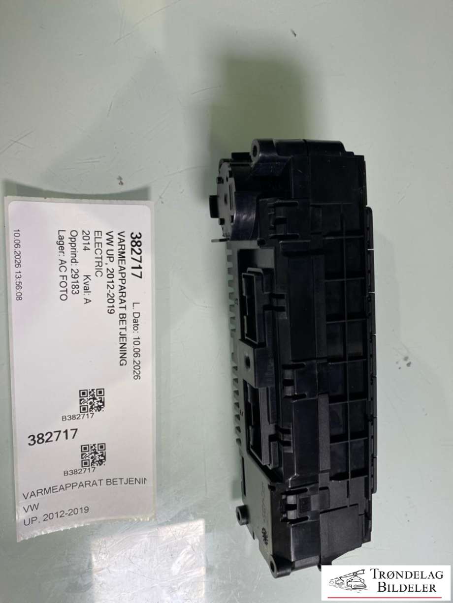 Varmeapparat betjening til VW Up 2012-2019  (12E 907 044 B|)