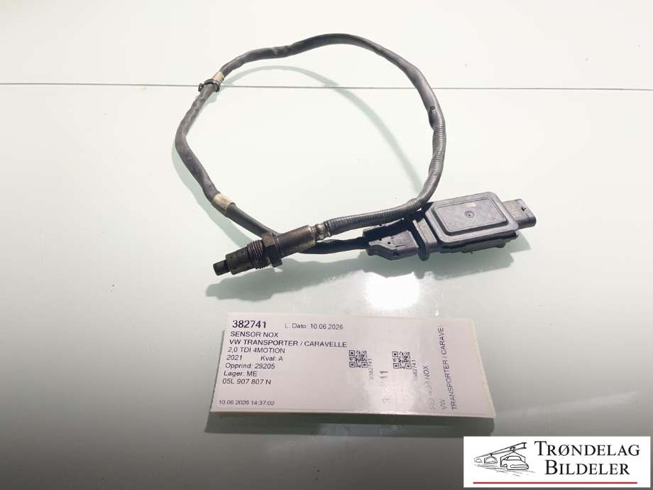 Sensor NOX til VW Transporter / Caravelle, 2019-->> (T6.1) (T6.1) (05L 907 807 N)