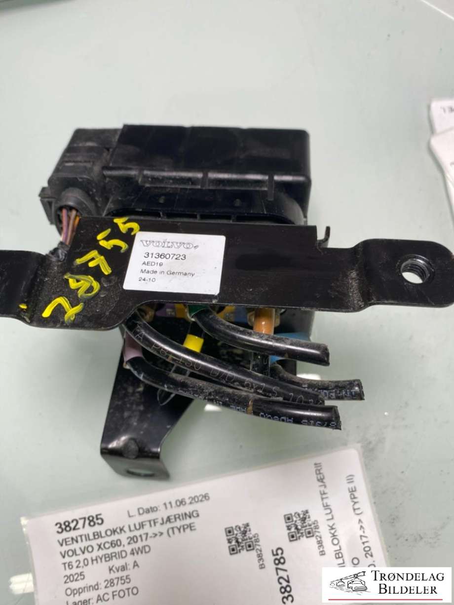 Ventilblokk luftfjæring til Volvo XC60 2017-->> (Type II)  (31360723|)